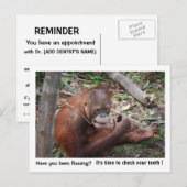 Herinnering voor benoeming van Dentist Briefkaart (Voorkant / Achterkant)