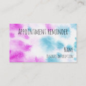 Herinnering voor benoeming visitekaartje (Voorkant)