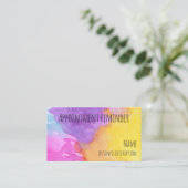 Herinnering voor benoeming visitekaartje (Staand voorkant)