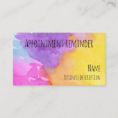 Herinnering voor benoeming visitekaartje (Voorkant)