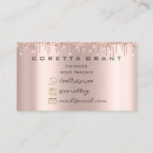 Herinnering voor benoeming Word Map Handelaars Fin Visitekaartje (Achterkant)