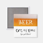 Herinnering voor bier magneet (Voorkant / Achterkant)