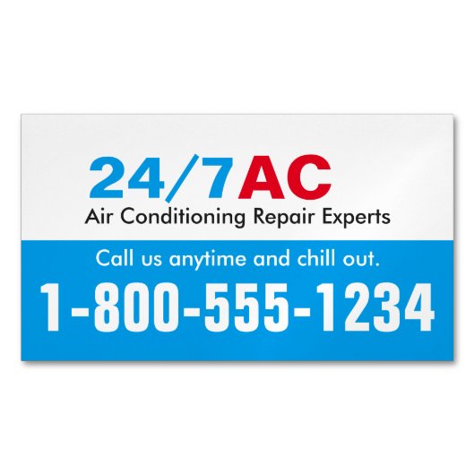 Herinnering voor blauw en rood nummer visitekaartje magneet (Voorkant)