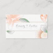 herinnering voor bloemenafspraak afsprakenkaartje (Achterkant)