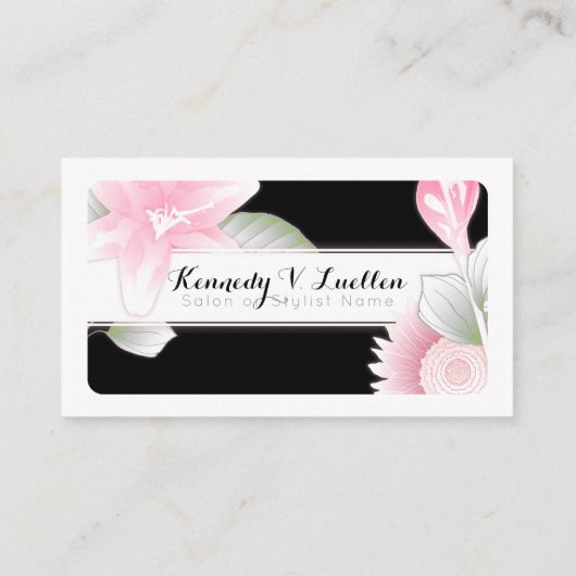 herinnering voor bloemenafspraak afsprakenkaartje (Achterkant)