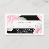 herinnering voor bloemenafspraak afsprakenkaartje (Voorkant)