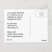 Herinnering voor briefkaart-retro-koppeling briefkaart (Achterkant)