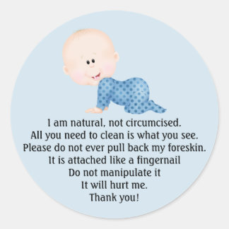 Herinnering voor circulatie stickers voor pasgebor