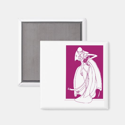 Herinnering voor datumbruiloft opslaan magneet (Voorkant / Achterkant)