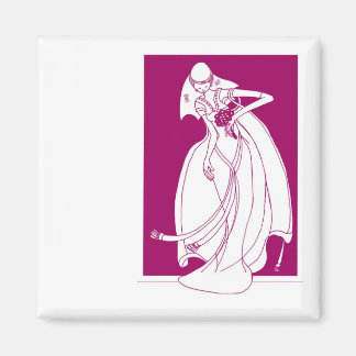 Herinnering voor datumbruiloft opslaan magneet