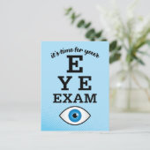 Herinnering voor de aanwijzing van optometrie Ooge Briefkaart (Staand voorkant)