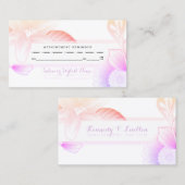 herinnering voor de benoeming van de zomerbloem afsprakenkaartje (Voorkant / Achterkant)