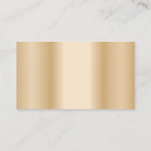 Herinnering voor de benoeming van modern Gold Afsprakenkaartje (Achterkant)