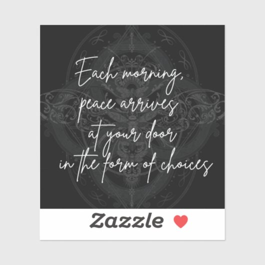 Herinnering voor de vorm van keuzes sticker (Vel)