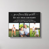 Herinnering voor foto-inkuilbot uit deze wereld canvas afdruk (Voorkant)