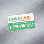 Herinnering voor groene en Oranje nummers Magnetisch Visitekaartje (Voorbeeld)