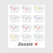 Herinnering voor het bijvullen van medicijnen Medi Sticker (Vel)