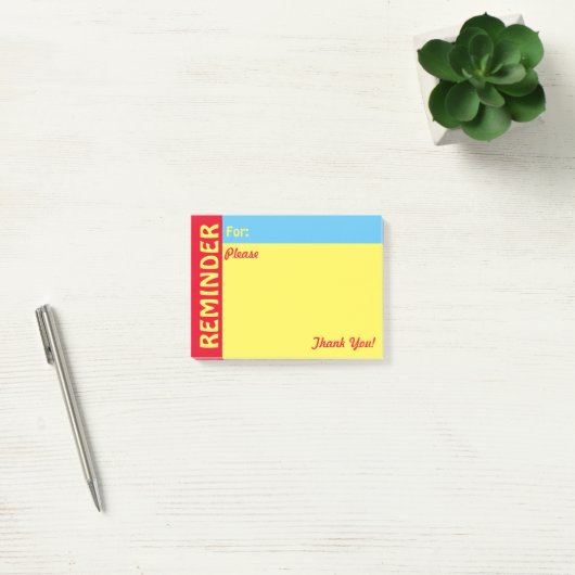 Herinnering voor honing-do-lijst taken, bedankt post-it® notes (Kantoor)
