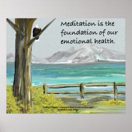 Herinnering voor Meditatie via Natuur Poster