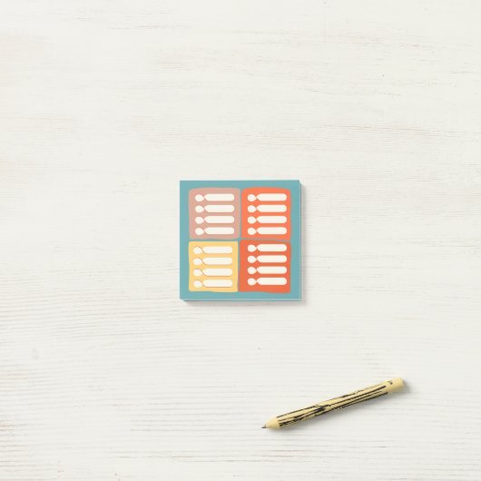 Herinnering voor meerdere lijsten post-it® notes (Op bureau)