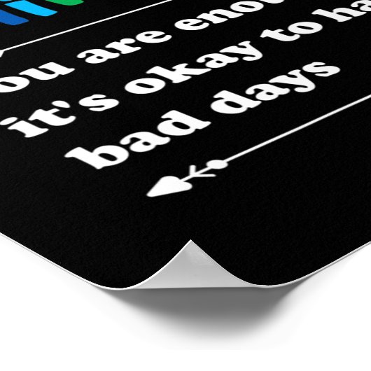 Herinnering voor mentale gezondheidsadviseur poster (Hoek)