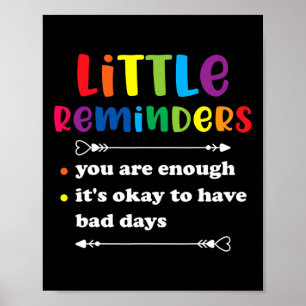 Herinnering voor mentale gezondheidsadviseur poster