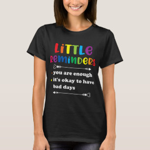 Herinnering voor mentale gezondheidsadviseur t-shirt