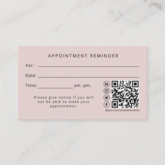 Herinnering voor moderne fotochiropractor visitekaartje (Achterkant)