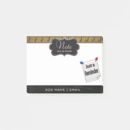 Herinnering voor notitie voor schoolleraar | DIY-t Post-it® Notes