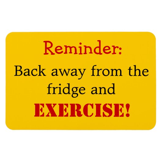 Herinnering voor oefening door Shirley Taylor Magneet (Horizontaal)