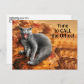 Herinnering voor Pet Business Cat Veterinary Benoe Briefkaart (Voorkant / Achterkant)