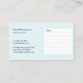 Herinnering voor tandartsafspraak afsprakenkaartje (Achterkant)