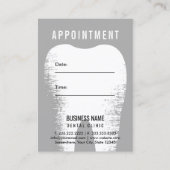 Herinnering voor tandartspraktijken afsprakenkaartje (Voorkant)