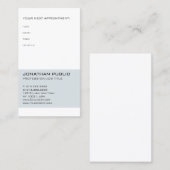 Herinnering voor therapeutische arts Dentist Chic- Afsprakenkaartje (Voorkant / Achterkant)