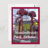 Herinnering voor Urbana IL Briefkaart (Voorkant / Achterkant)