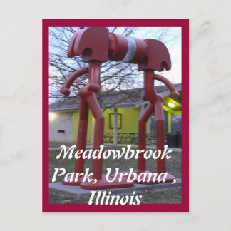 Herinnering voor Urbana IL Briefkaart