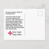 Herinnering voor vaccinatie tegen COVID-19 Aankondigingskaart (Achterkant)