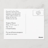 Herinnering voor vaccinatie tegen Pet vet Briefkaart (Achterkant)