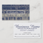 Herinnering voor winterafspraak afsprakenkaartje (Voorkant / Achterkant)