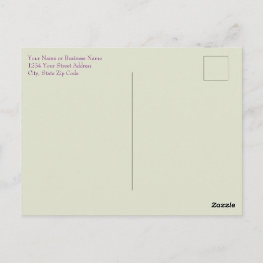 Herinnering voor zomertijd briefkaart (Achterkant)