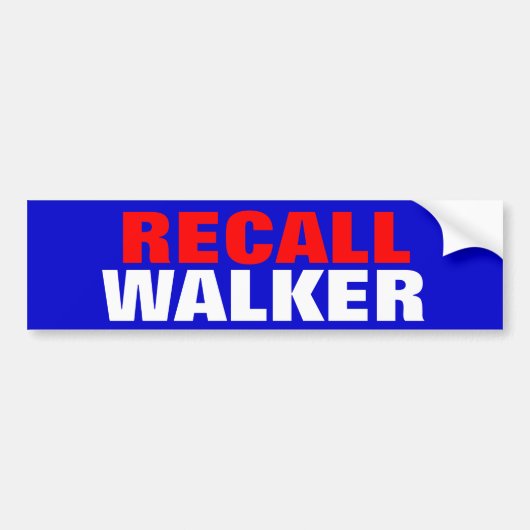 HERINNERING WALKER BUMPERSTICKER (Voorkant)