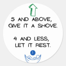 Herinnering wiskunde: 5 en hoger geven het een sch