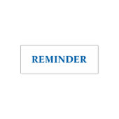 Herinnering Zelfinkende Rubber Stempel Ontwerp (Design)
