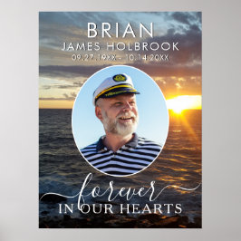 Herinnering Zonsondergang op de Oceaan Foto Voor a Poster