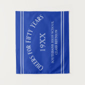 Herinneringen! 50e klas reünie wandtapijt wandkleed (Voorkant)