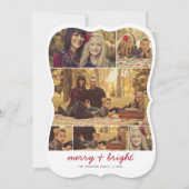 Herinneringen 6 Foto Beugel Vakantie Wenskaart Feestdagenkaart (Voorkant)