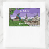 Herinneringen aan Camelot Bookplate Rechthoekige Sticker (Tas)