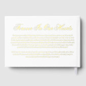 Herinneringen aan de begrafenis gastenboek (Achterkant)