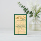 Herinneringen aan de Kaarten van het St. Joseph Ge Visitekaartje (Staand voorkant)