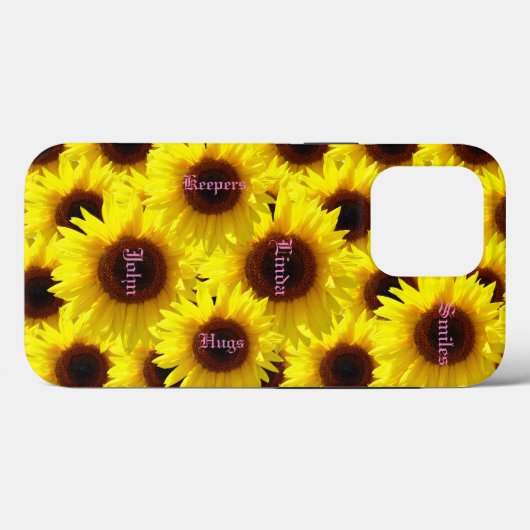 herinneringen aan de maaltijd - zonnebloem Case-Mate iPhone case (Achterkant (horizontaal))
